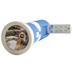 Πλαστικός επαναφορτιζόμενος φακός led 400mAh με 6 led στην λαβή [00600045] - 2 τεμ.