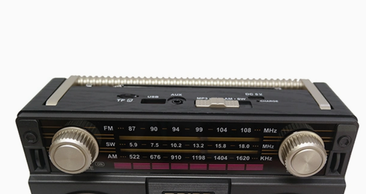 Επαναφορτιζόμενο ραδιόφωνο-κασετόφωνο Retro - MD-1305 BT - 020122 - Red - Image 2