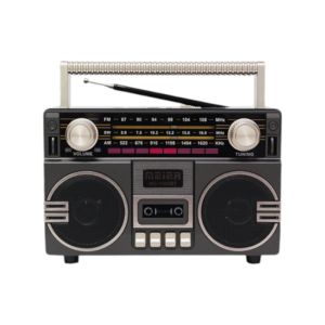Επαναφορτιζόμενο ραδιόφωνο Retro - MD-1305 BT - 020122 - Grey