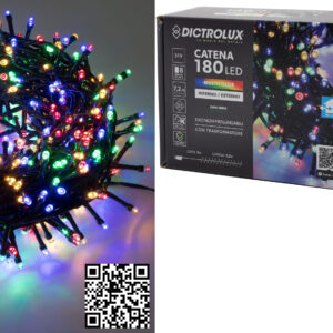 180 λαμπάκια πολύχρωμα 2m [02449954] - 2 τεμ.