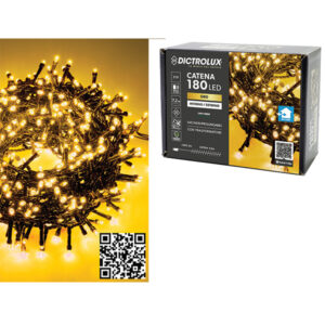 180 λαμπάκια led χρυσό 7,2m [02449957ΒΙ] - 2 τεμ.