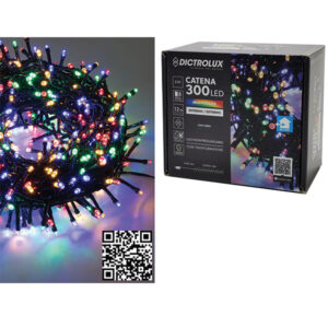 300 λαμπάκια led πολύχρωμα 12m [02449957Ι] - 2 τεμ.