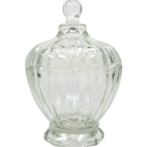 Φοντανιέρα γυάλινη με καπάκι - 14x9,5cm [00203167] - 6 τεμ.