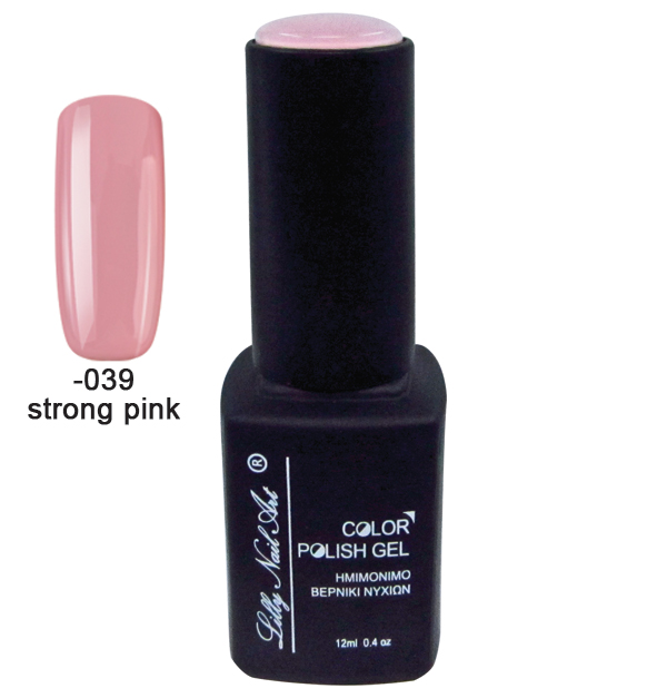 Ημιμόνιμο τριφασικό μανό 12ml - Strong pink [40504008-039] - 1 τεμ.
