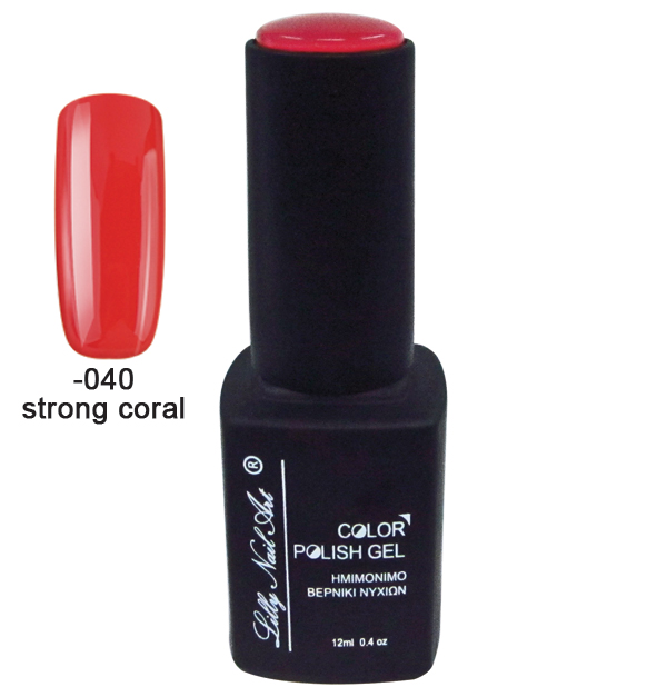 Ημιμόνιμο τριφασικό μανό 12ml - Strong coral [40504008-040] - 1 τεμ.