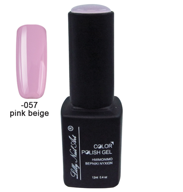 Ημιμόνιμο τριφασικό μανό 12ml - Pink beige [40504008-057] - 1 τεμ.