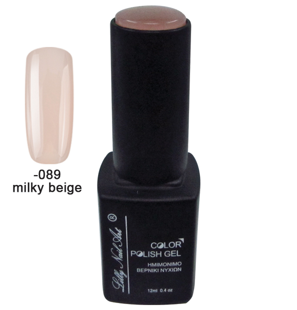Ημιμόνιμο τριφασικό μανό 12ml - Milky beige (για γαλλικό) [40504008-089] - 1 τεμ.