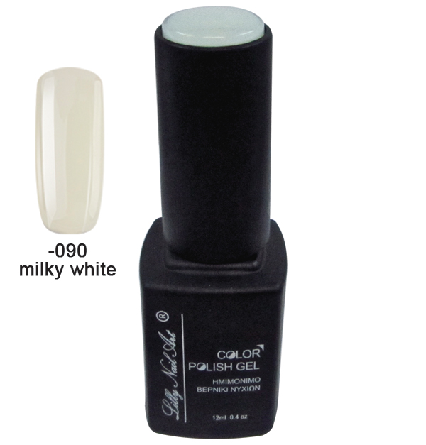 Ημιμόνιμο τριφασικό μανό 12ml - Milky white (για γαλλικό) [40504008-090] - 1 τεμ.