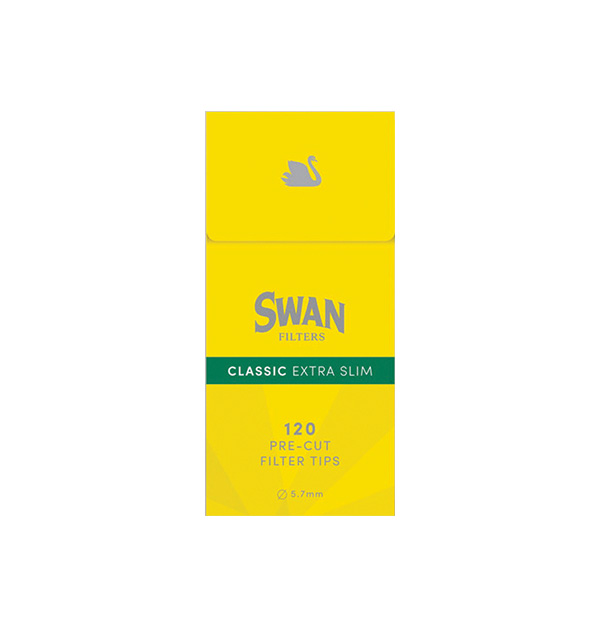 Swan φιλτράκια στριφτών τσιγάρων extra slim 120 [10706007] - 20 τεμ.