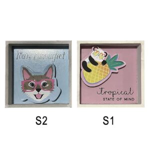 Κάδρο με funny σχέδια 13x13cm Homie 321945 - 1 τεμ.