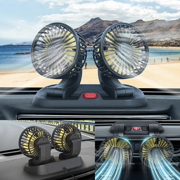 Ανεμιστήρας καμπίνας οχημάτων διπλός - 12V - R-Q11102-2 - 150876 - Image 2