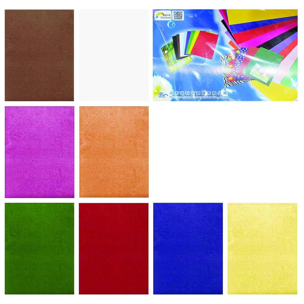 Φύλλα Βελουτέ σετ=10 Χρώματα 20x30cm JustNote 381973 - 1 τεμ.
