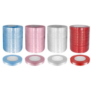 Κορδέλα λεπτή σατέν μονόχρωμη 23mx1cm JustNote 39193 - 10 τεμ.