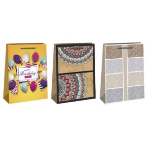 Τσάντα δώρου χάρτινη κλασσική (23cm) 23x17x8cm JustNote 39246 - 12 τεμ.