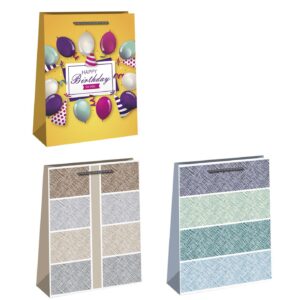 Τσάντα δώρου χάρτινη κλασσική (33cm) 33x26x12cm JustNote 39247 - 12 τεμ.