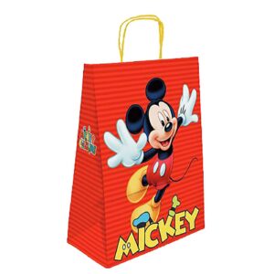Τσάντα δώρου χάρτινη mickey κόκκινη (32cm) 32x24x10cm Disney - 25 τεμ.