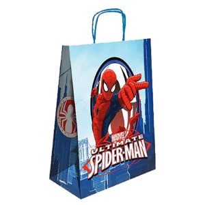 ΤΣΑΝΤΑ ΔΩΡΟΥ ΧΑΡΤΙΝΗ SPIDERMAN ΘΑΛΑΣΣΙ (40cm) 40x32x14cm Spiderman - 25 τεμ.