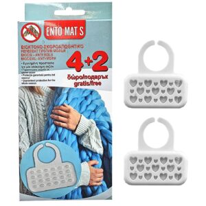 Ταμπλέτες βιοκτόνες-σκοροαπωθητικές 4 + 2 δώρο Ento Mats - 1 τεμ.