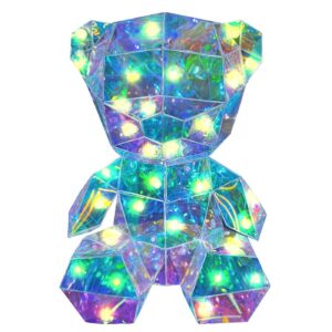 Αρκούδος ιριδίζον με φως 22cm Homie 423079 - 1 τεμ.