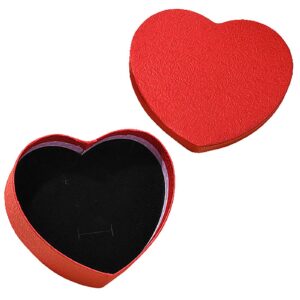 Κουτί συσκευασίας καρδιά κόκκινη με σφουγγαράκι μέσα κ καπάκι 11,5x10x4,2cm Homie 423098 - 6 τεμ.