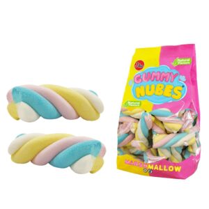 Marshmallows καραμέλες gummy nubes twist Σακ=500g Jake SA 9470005 - 1 τεμ.