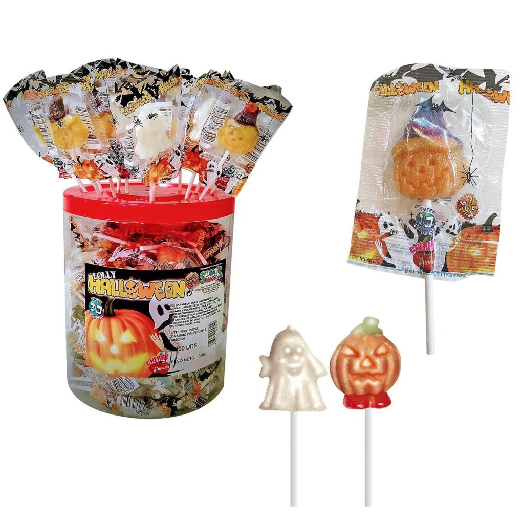 Γλειφιτζούρι 3d halloween 13gr Yammi's 44190 - 100 τεμ.