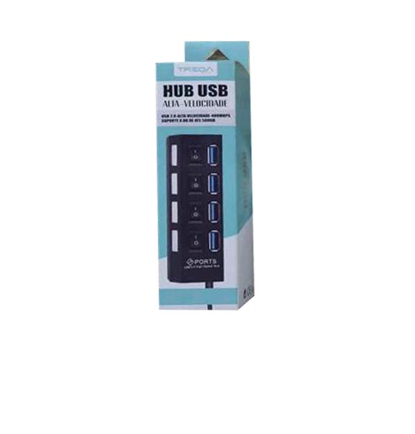 Usb hub με 4 θύρες Treqa USB-4 [30502191] - 2 τεμ.