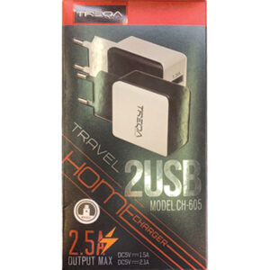 Φορτιστής ταχείας φόρτισης με δύο υποδοχές usb 1.5A και 2.1Α [30601310] - 2 τεμ.