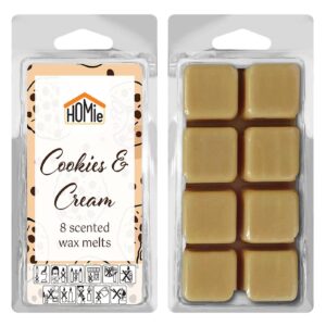 Αρωματικό wax melt cookies & cream σετ=8 κύβοι 80gr Homie 57483 - 1 τεμ.