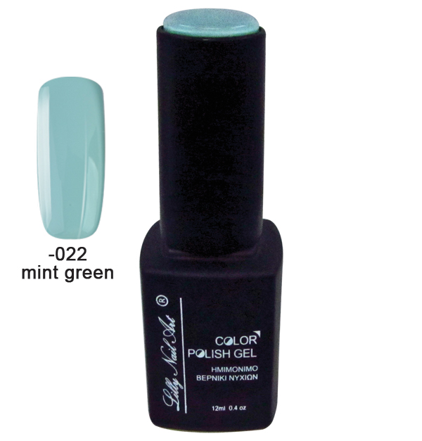 Ημιμόνιμο τριφασικό μανό 12ml - Mint green [40504008-022] - 1 τεμ.