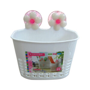 Πλαστική αναρτώμενη θήκη οδοντόβουρτσας-οδοντόπαστας με βεντούζες [00402262] - 6 τεμ.