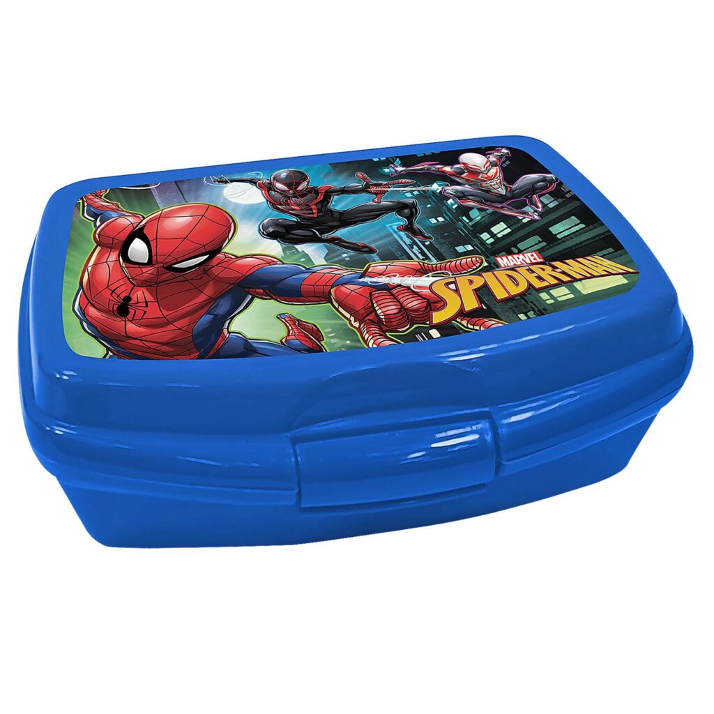 Δοχείο πλαστικό φαγητού spiderman 16,5x12,5x6cm   600ml Spiderman 1407-91762 - 1 τεμ.