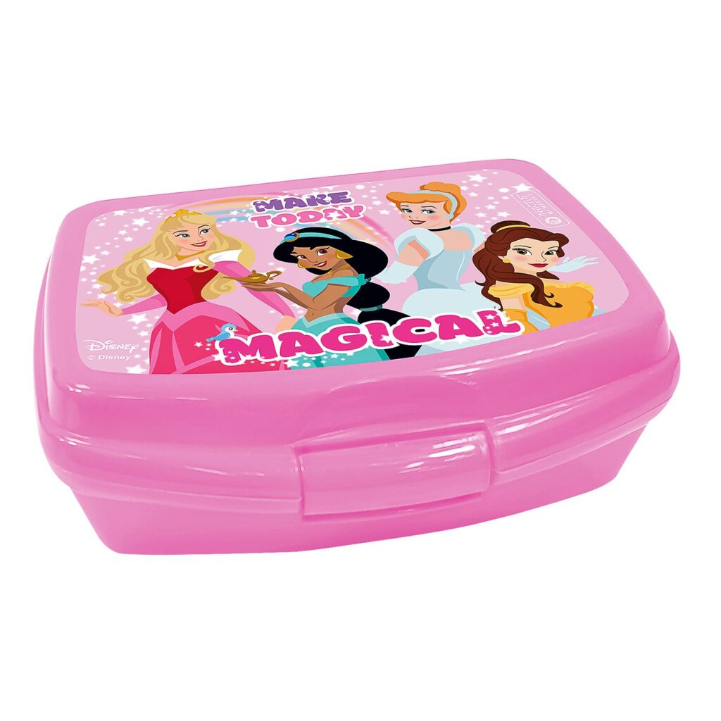 Δοχείο πλαστικό φαγητού princess 16,5x12,5x6cm   600ml Disney 1407-91752 - 1 τεμ.