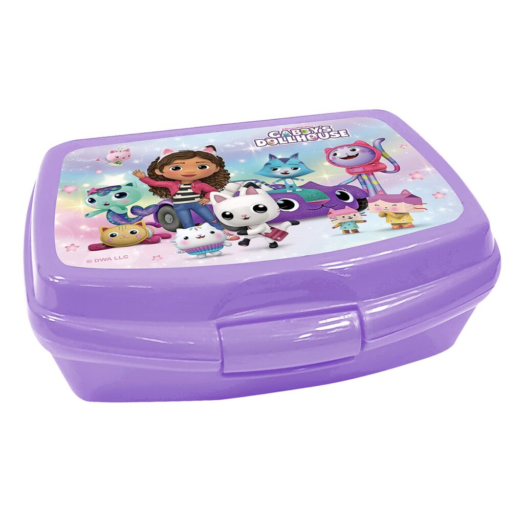 Δοχείο πλαστικό φαγητού gabby 's dollhouse 16,5x12,5x6cm   600ml Gabbys Dollhouse - 1 τεμ.