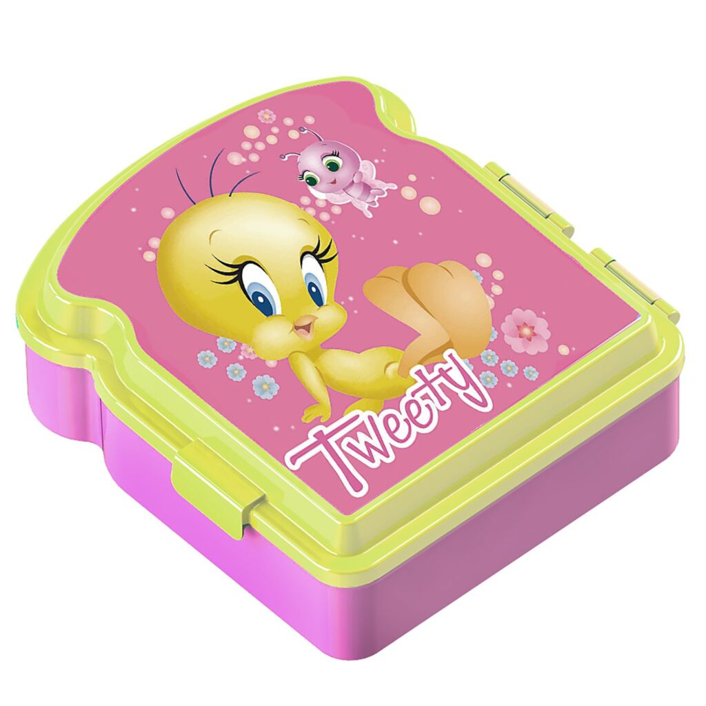 Δοχείο πλαστικό φαγητού tweety 16.5x15x5.5cm Warner Bros LS TW 001 - 1 τεμ.