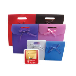 Πλαστική τσάντα - σακούλα δώρου φάκελος 26x19cm [11401086] - 12 τεμ.