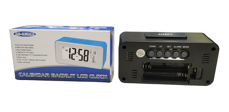 Ψηφιακό ρολόι – Ξυπνητήρι - 3620 - 662343 - White - Image 2