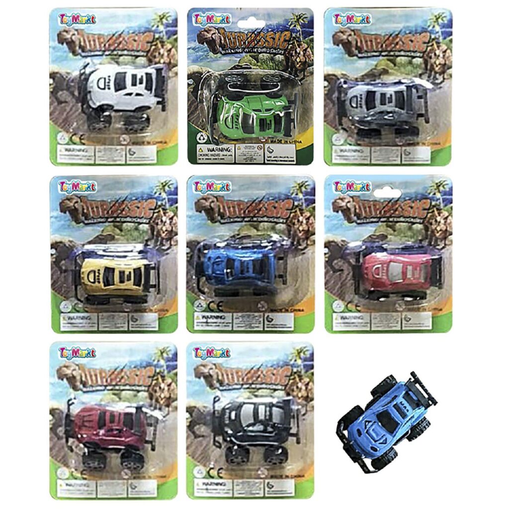 Αυτοκινητάκι pull back σε καρτέλα 12x15cm ToyMarkt 901969 - 1 τεμ.