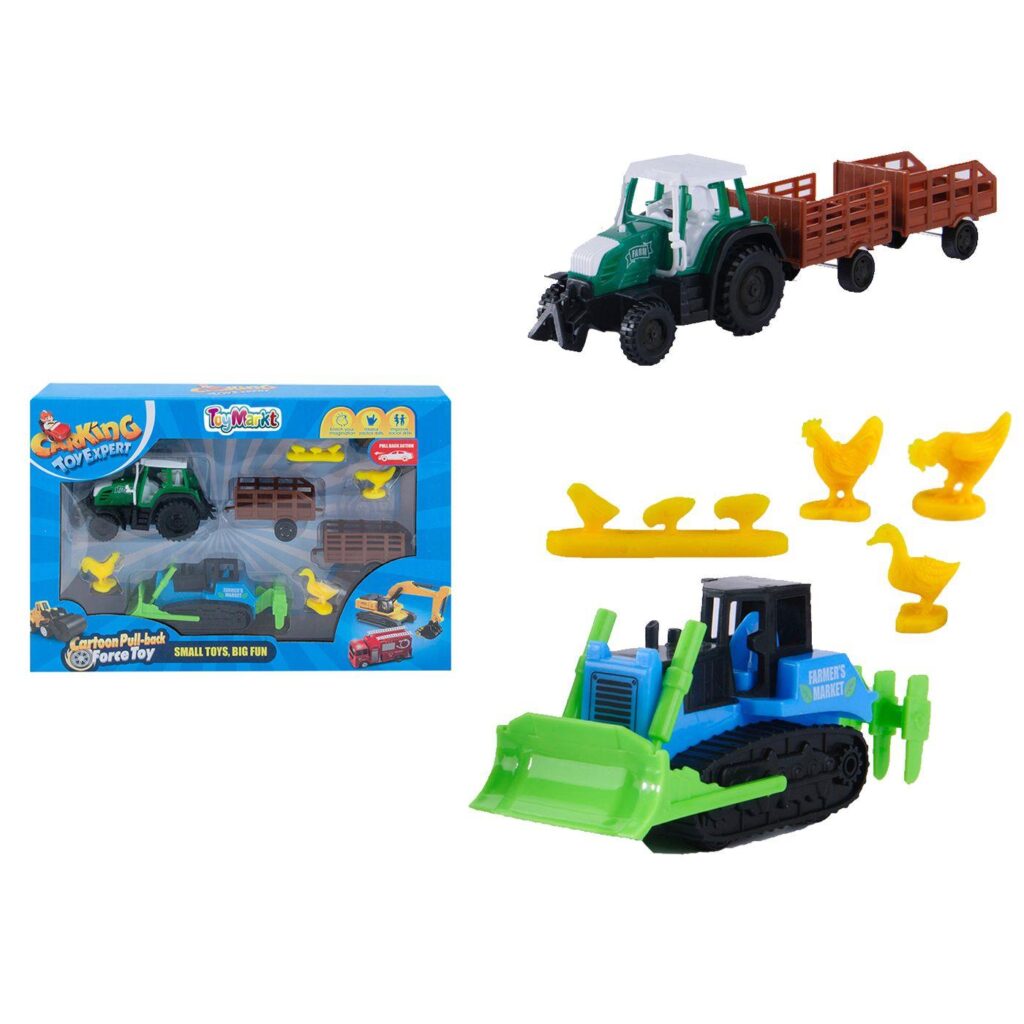 Οχήματα pull back αγροτική ζωή σε κουτί 28x20x5cm ToyMarkt 902209 - 1 τεμ.