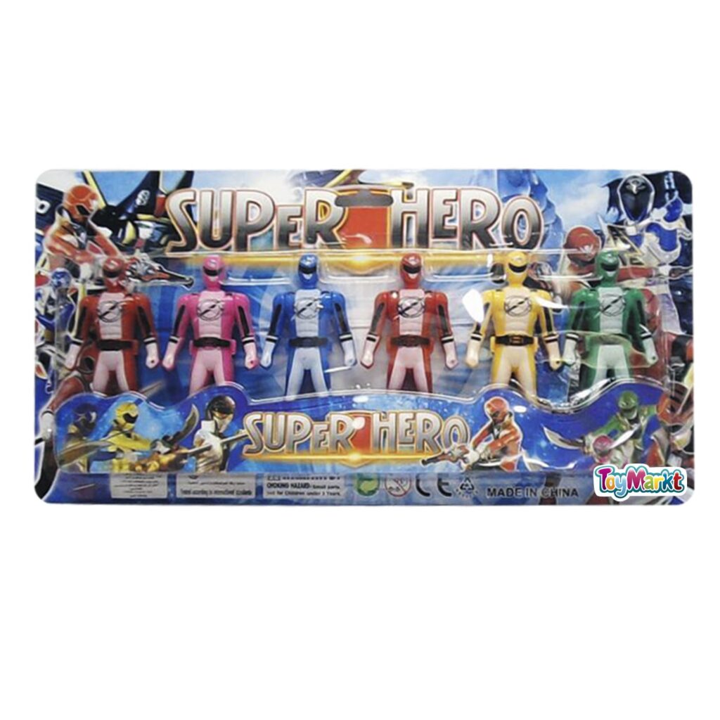6 SUPER ΗΡΩΕΣ 10cm ΣΕ ΚΑΡΤΕΛΑ 34x17cm ToyMarkt 912964 - 1 τεμ.