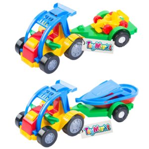 BEACH BUGGY & TRAILER ΠΛΑΣΤΙΚΟ FREE WHEELS 36x13x13cm ToyMarkt 913262 - 1 τεμ.