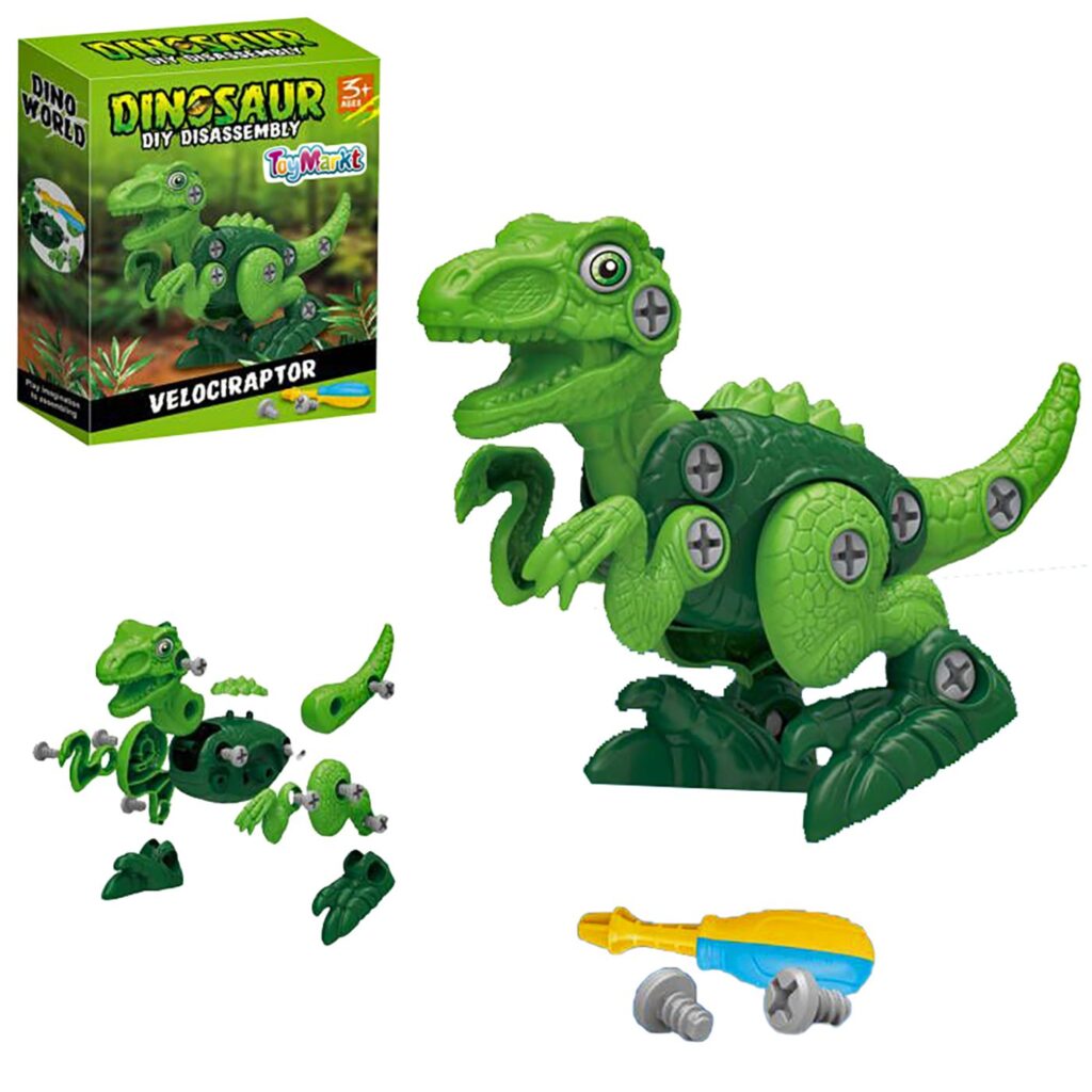 Δεινόσαυρος velociraptor συναρμολογούμενο 32 τεμ 16x20x5.5cm ToyMarkt 913275 - 1 τεμ.