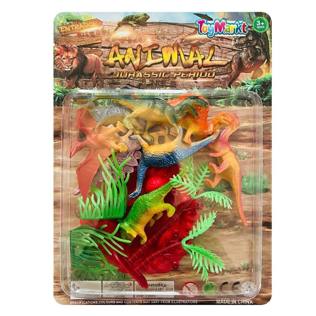 Δεινοσαυράκια Μίνι Καρτέλα 19x14x3cm ToyMarkt 913498 - 1 τεμ.