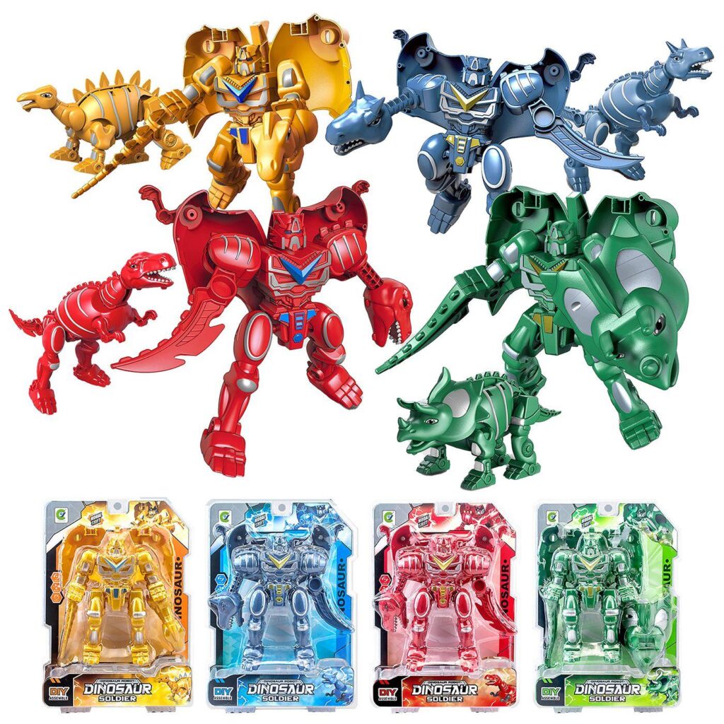 Robot-δεινόσαυρος 2 σε 1 σε καρτέλα 19x26x6cm ToyMarkt 913565 - 1 τεμ.