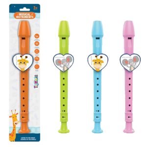 Φλογέρα 28cm με καρδιά ζωάκι σε καρτέλα 9x40cm ToyMarkt 96148 - 1 τεμ.