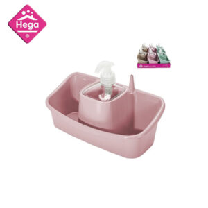 Θήκη για σφουγγάρι με αντλία κρεμοσάπουνου πλαστική 15 x 26cm [78813268] - 2 τεμ.