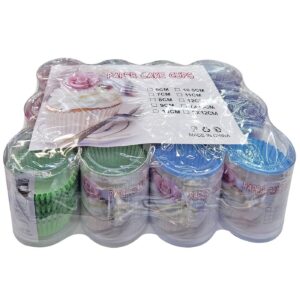 Cup cake φορμάκια πακ=100 τεμ ø8cm Homie 1011076 - 12 τεμ.