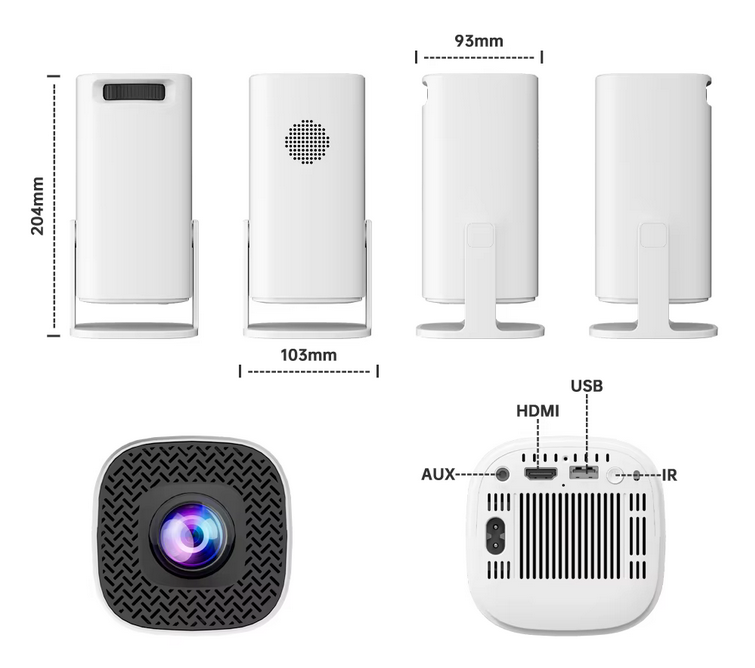 Κονσόλα παιχνιδιών & multimedia με προτζέκτορα και 2 χειριστήρια - P30 MAX - 811573 - Image 2