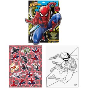 Βλέπω ζωγραφίζω με αυτοκόλλητα & μαρκαδόρους σετ spiderman  Spiderman 000508347 - 1 τεμ.