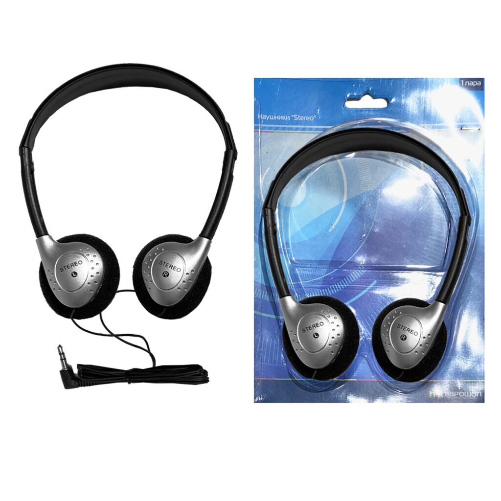 Ακουστικά stereo μαύρα  Homie 108449 - 1 τεμ.